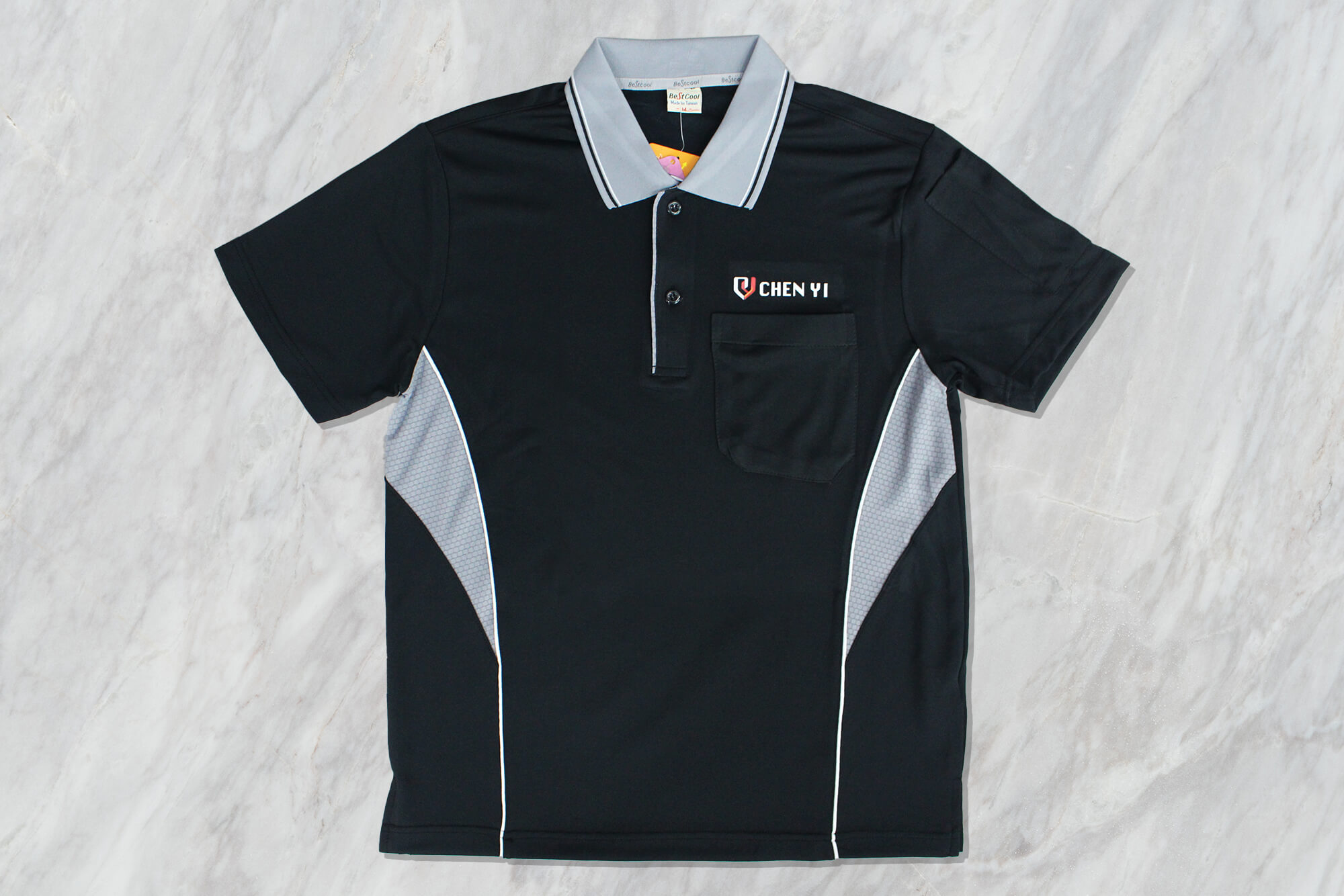 CHEN YI-客製化拚色POLO衫 - 創八製衣(台北店)的作品案例