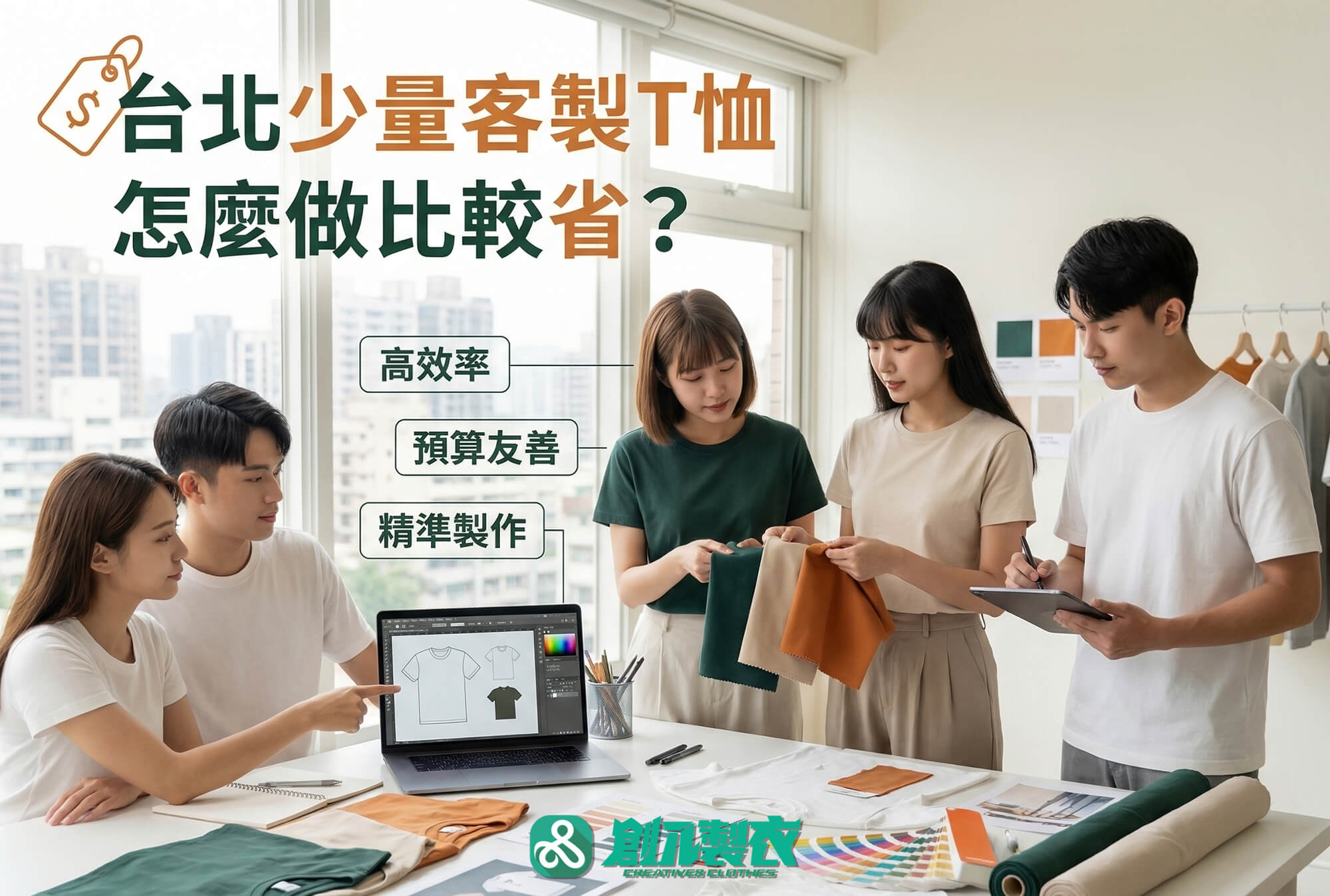 台北少量客製T恤怎麼做比較省？學生社團、小型團隊最在意的5件事 - 創八製衣(台北店)的消息與文章