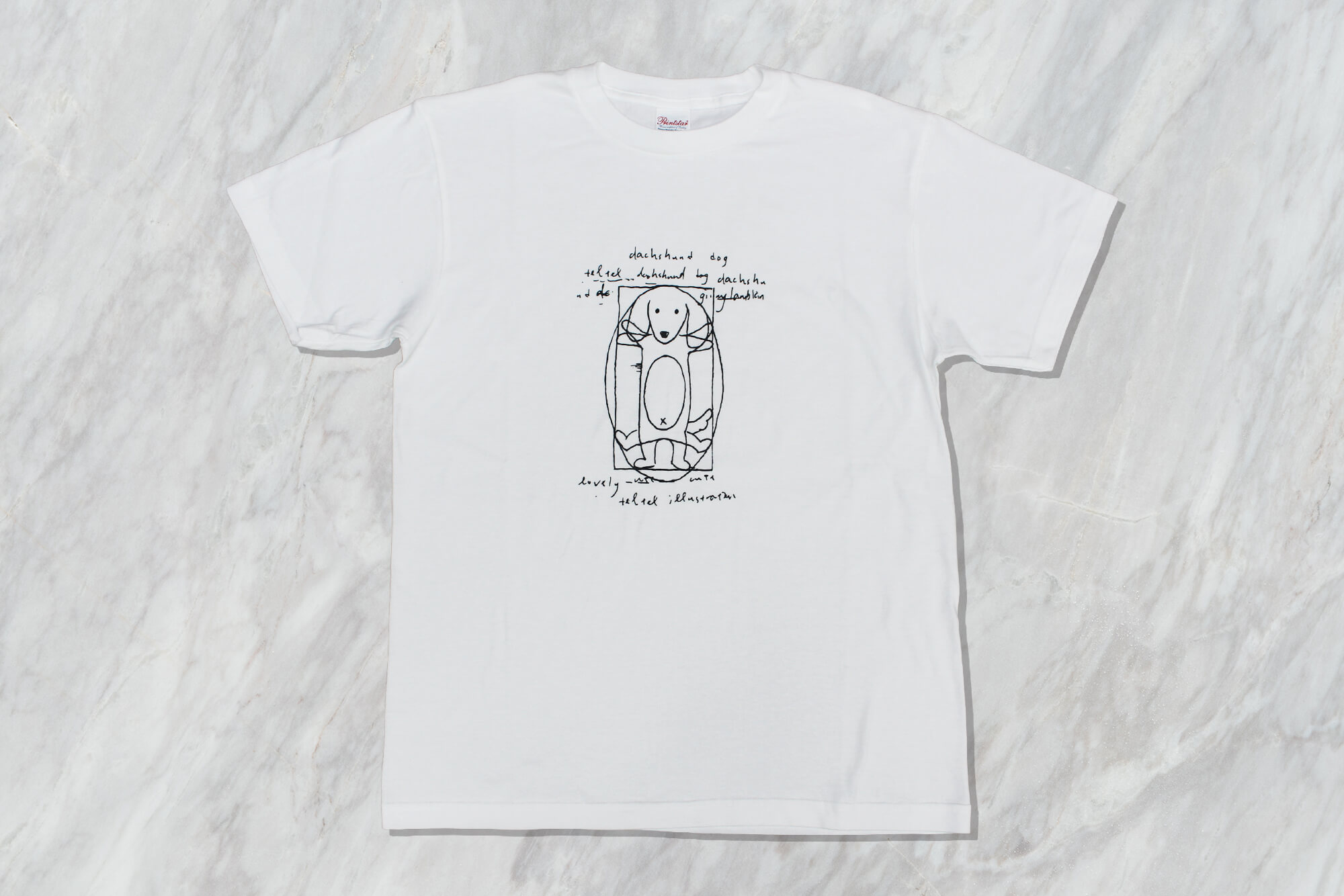 八隻腳的大耳狗-客製化棉質短T - 台北團體服製作、台北班服製作 - 創八製衣(台北店)的作品案例