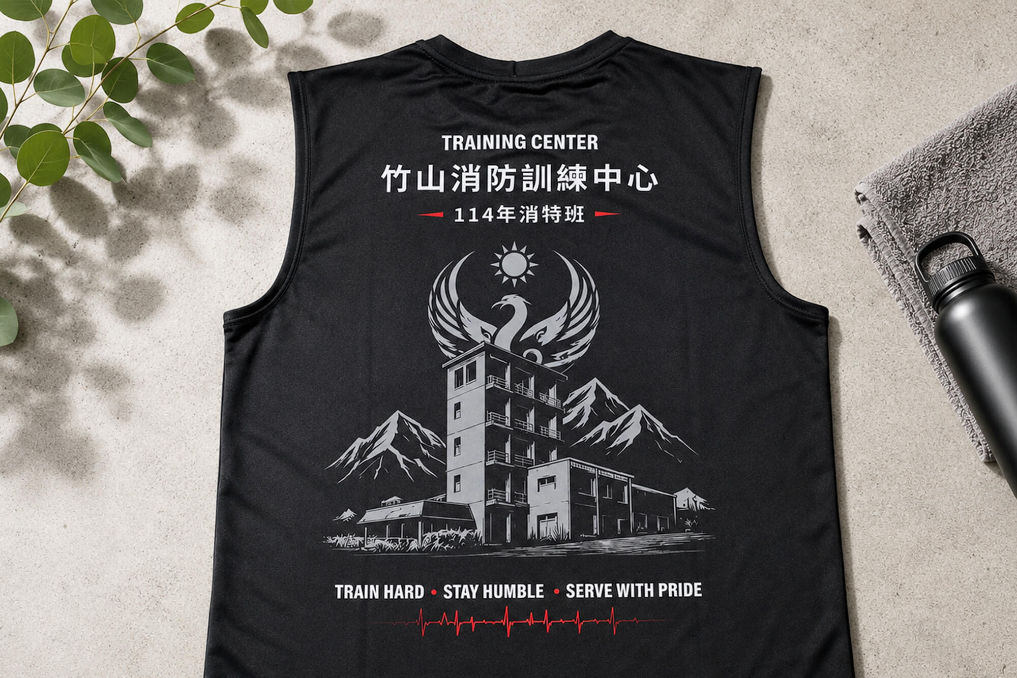 竹山消防訓練中心-客製化挖背背心 - 第3張圖片
